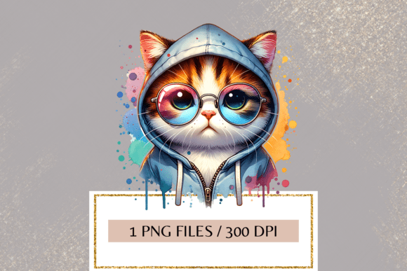 Cool Hipster Cat Clipart Review